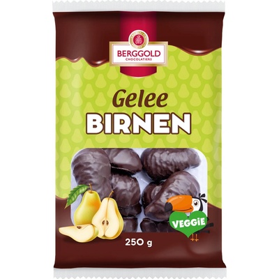Berggold Hruškové želé v čokoládě 250 g