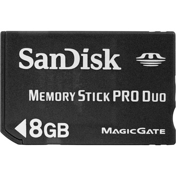 Image 1 of SanDisk MemoryStick PRO Duo 8GB SDMSPD-008G-B35