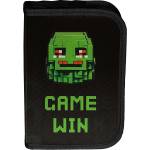 PASO Ученически несесер Paso Pixel Mask - 1 цип и 2 крила (PP26ME-P001BW)