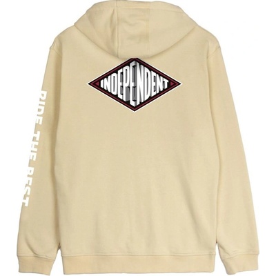 Independent mikina Depth Summit Zip Hood Sand