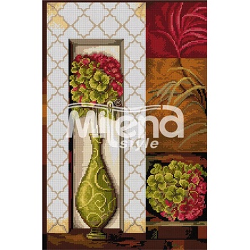 Image 1 of Milena Style Модерно пано - 2 конци dmc 1: 4