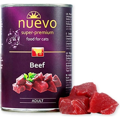 NUEVO CAT Adult Hovädzie 400 g