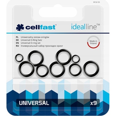 CELLFAST TUniverzálne tesnenie sada o-krúžkov IDEAL