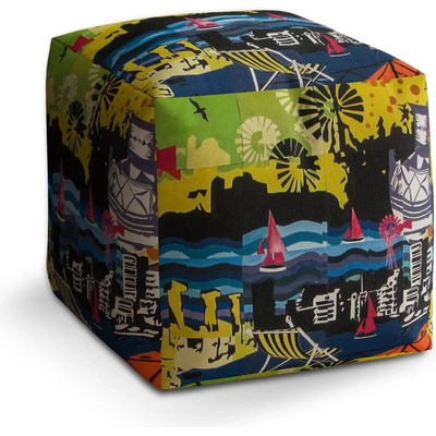 Sablio Taburet Cube Malba: 40x40x40 cm