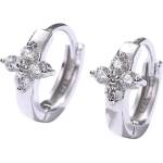 Silenti Jewelry Сребърни обеци "Цвете