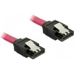 Delock Кабел SATA 6 Gb/s прав/пряк червен 10cm (82674) (82674)