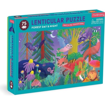 Mudpuppy holografické Deň a noc v lese 75