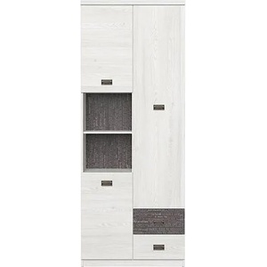 Black Red White Двукрилен гардероб Namur REG3D2S