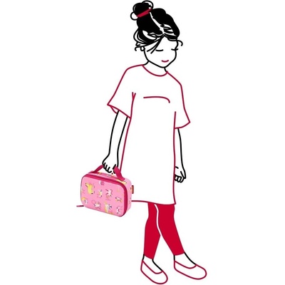 Reisenthel box na jedlo Thermocase Kids Abc Friends Pink