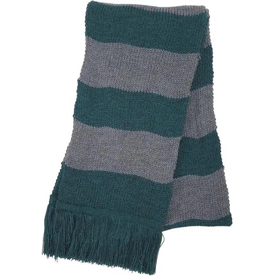 Harry Potter pruhovaný šál Slizolin