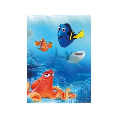 Komar 4-446 Dětská Fototapeta Dory a kamarádi 184 x 254 cm