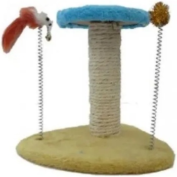 Image 1 of Драскало / играчка за коте със стойка и мишка и топче (10324)