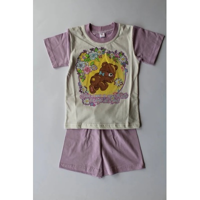 Венера Лятна пижамка Мече, в циклама или лилаво, 92