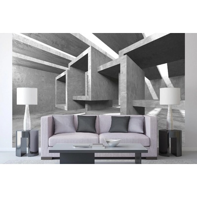 Dimex MA-5-2594 Samolepicí vliesová fototapeta na zeď Prázdná betonová okna rozměry 375 x 250 cm