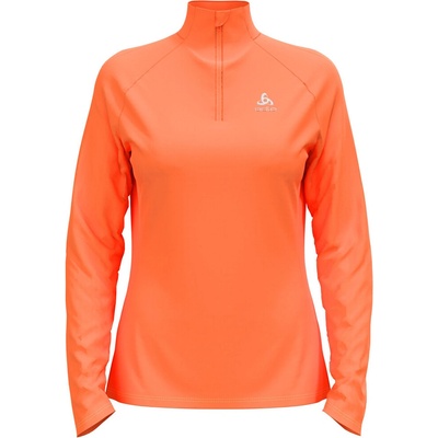 Odlo W Mid Layer 1/2 Zip Essential Ceramiwarm oranžová