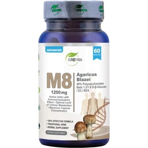 Grewia M8 | Agaricus Blazei 40% Polysaccharides - Beta 1.3 600 mg [60 капсули]
