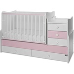 Lorelli Трансформиращо се легло-люлка Lorelli - Maxi Plus New, Бяло/Orchid Pink (10150300038A)