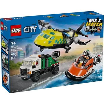LEGO® City - Airplane, Service Truck & Hovercraft Remix (60505)