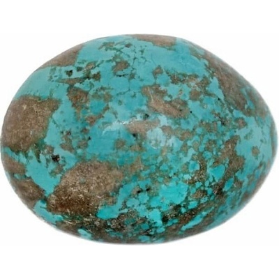 Nefertitis Tyrkys Írán Kabošon č. 25 - 1,94 x 2,5 cm, 7,2 g