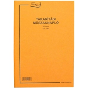  Формуляр за дневник на смяна за почистване 22994 (22994)