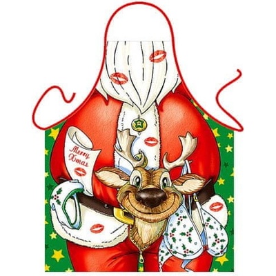 Itati zástera Santa Claus so sobíkom