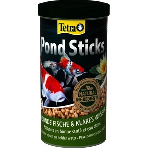 TETRA Pond Sticks - КУТИЯ пълноценна храна за ежедневно хранене на всички езерни риби, оптималният хранителен състав осигурява цялостно, биологично балансирано хранене