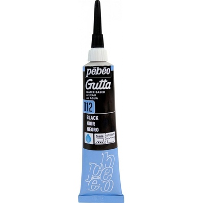 Pébéo Gutta Farba na hodváb Black 20 ml