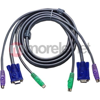 ATEN 2l5003p кабел за клавиатура, видео и мишка (kvm) 3 м (2l5003p/c)