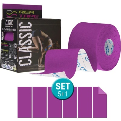 Rea Tape Classic fialový set 5 + 1 5 cm x 5 m