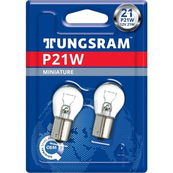 Tungsram Standard P21W BA15s 12V 21W 2 ks