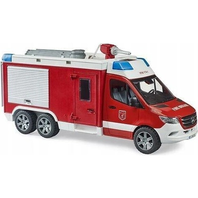 Bruder 02680 MB Sprinter hasiči s vodním dělem a světelným modulem