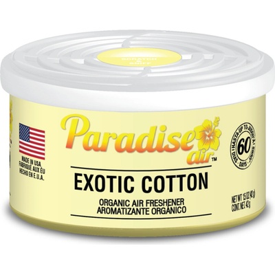 Paradise Air Organic Air Freshener 42 g Exotická bavlna