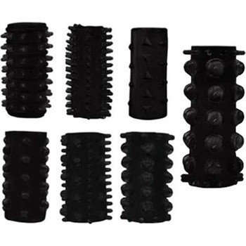 Chisa-novelties Комплект пенис удебелители "gk power black" 7 броя