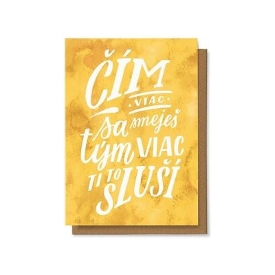 Čím viac sa smeješ tým viac ti to sluší