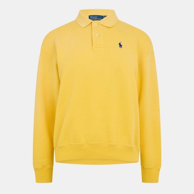Ralph Lauren Риза с дълъг ръкав POLO RALPH LAUREN Women's Long Sleeve Crew Sweatshirt - COLLEGE YELLOW