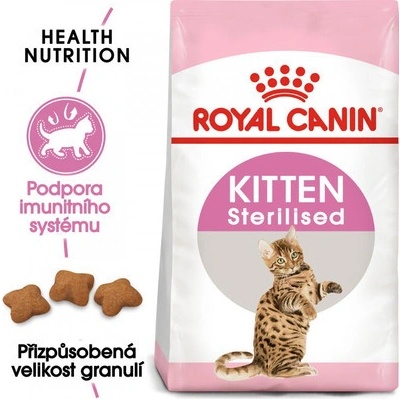 Royal Canin Second Age Kitten Sterilised granule pro kastrovaná koťata 2 kg