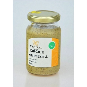 Natural Jihlava Hořčice krémžská s fruktozou 250g