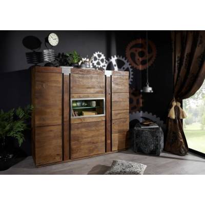 Bighome - HOLAND Šatní skříň 160x45x142, lakovaná, mango