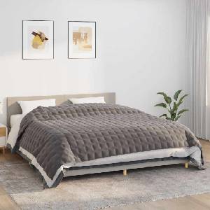 Pure Line Home Тежко одеяло сиво 235x290 см 11 кг