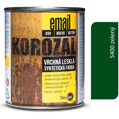 Slovlak Korozal Email 0,75 kg Zelený
