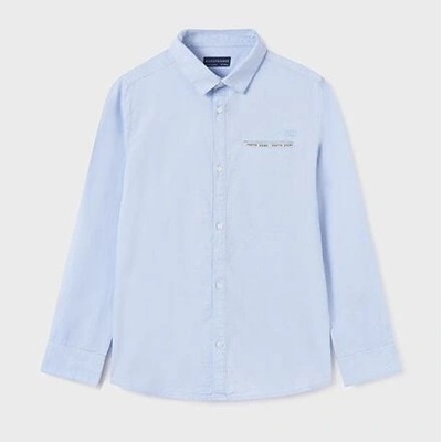 Mayoral chlapecká košile 6117-41 modrá – Zboží Mobilmania