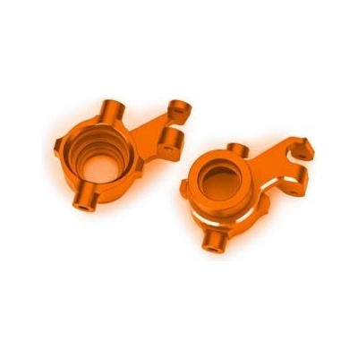 Traxxas предна алуминиева главина оранжево анодирана (чифт)