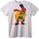 NOONEBRAND Тениска Halloween Skeleton Танц - XS, White