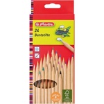 Herlitz комплект от естествено дърво 24 бр. моливи със смесени цветове 08660524 (08660524)