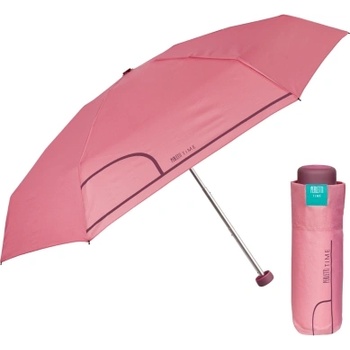 Дамски неавтоматичен мини чадър Perletti Time 26239, розов