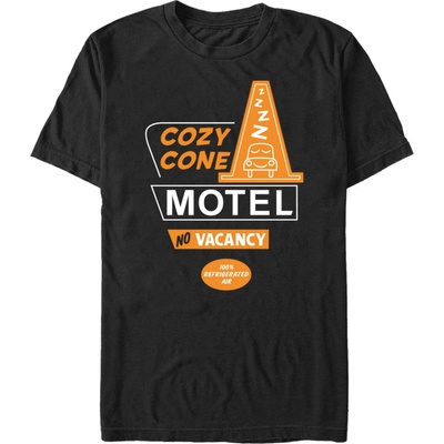 ZOOT. Fan Черна мъжка тениска с надпис Pixar Cozy Cone Motel ZOOT. Fan | Cheren | МЪЖЕ | L