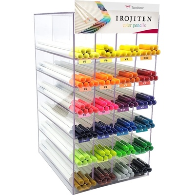 Tombow Цветни моливи Irojiten съдържание Неон/Ярки (144) (CI-24C-2-CONT)