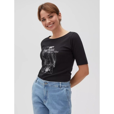 Moodo Дамска тениска с щампа Moodo Moodo | Cheren | ЖЕНИ | XS