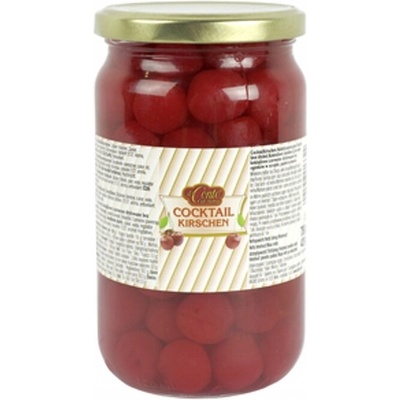 IL CONTE ČEREŠNE KOKTEJLOVÉ ČERVENÉ BEZ PECIEK A STOPKY V SIRUPE 750 G