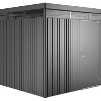 Biohort HighLine H2 šedý křemen metalíza, s jednokřídlými dveřmi